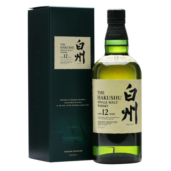The Hakushu 12 Years Single Malt Japanese Whisky - Grain & Vine | Natural Wines, Rare Bourbon and Tequila Collection