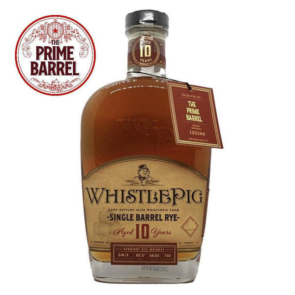 WhistlePig “RyederPig” Single Barrel Rye Aged 13 Years The Prime Barrel Pick #25 - Grain & Vine | Natural Wines, Rare Bourbon and Tequila Collection