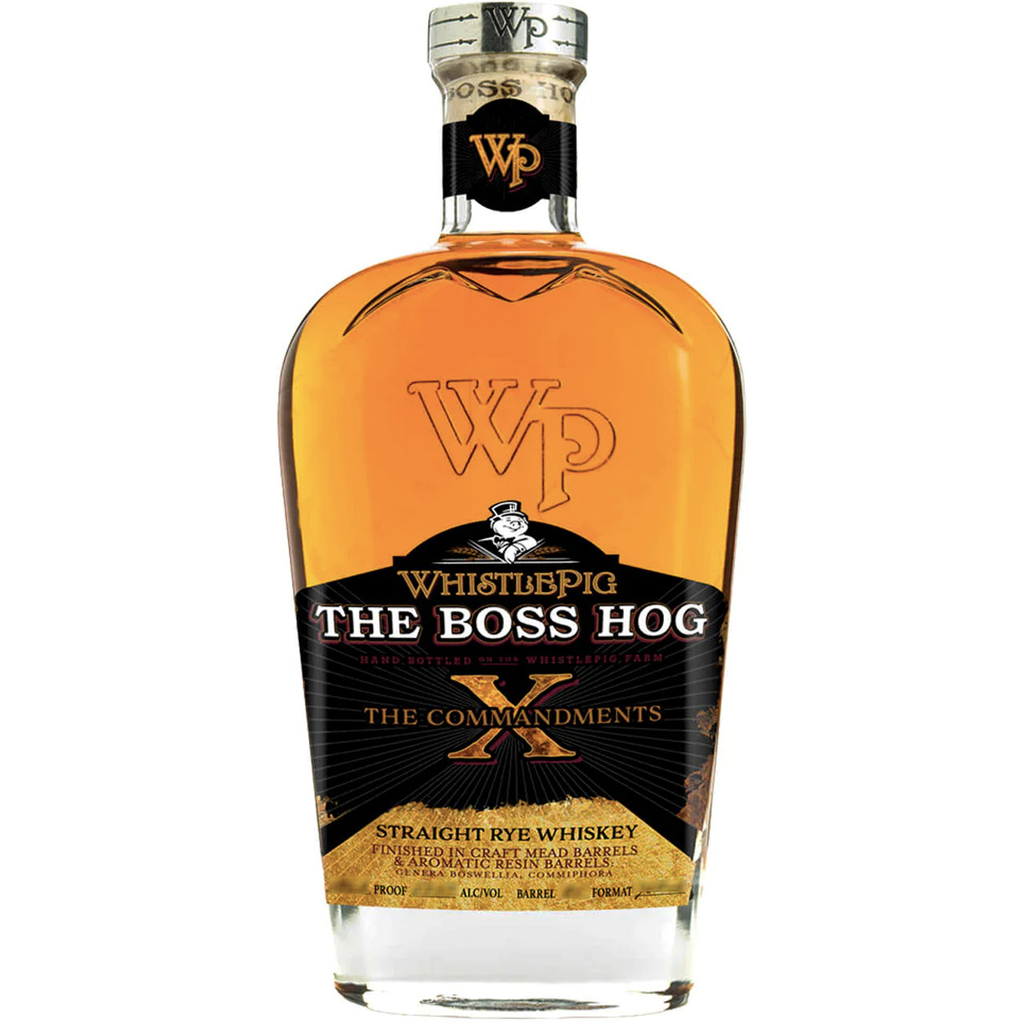 WhistlePig The Boss Hog "X The Commandments"Straight Rye Whiskey - Grain & Vine | Natural Wines, Rare Bourbon and Tequila Collection
