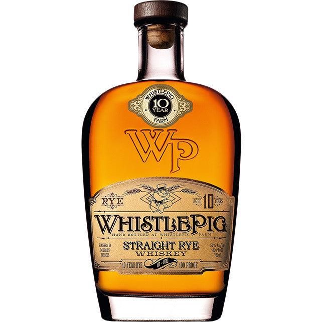 WhistlePig Aged 10 Years Straight Rye Whiskey - Grain & Vine | Natural Wines, Rare Bourbon and Tequila Collection