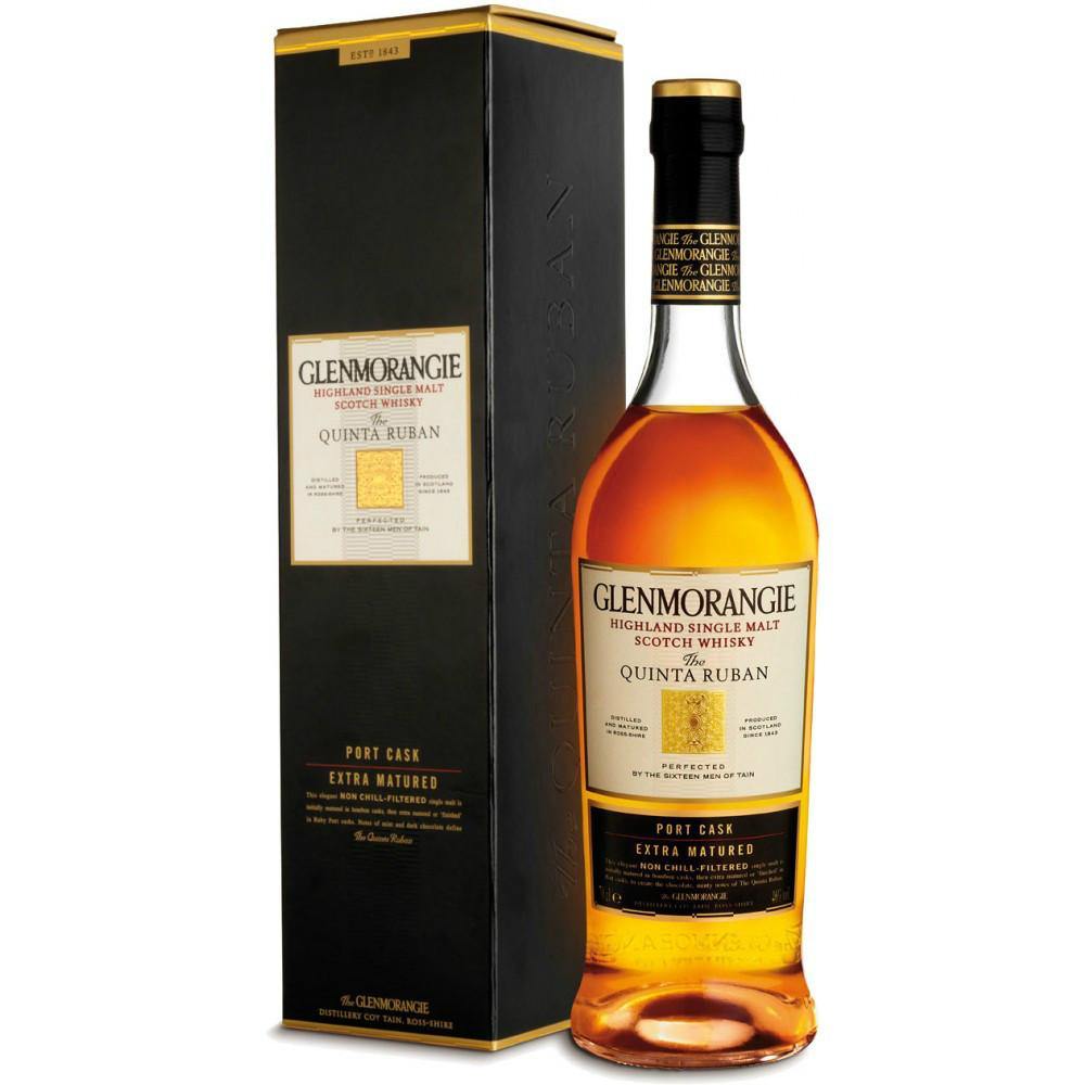 Glenmorangie The Quinta Ruban 14 Years Old Highland Single Malt Scotch Whisky - Grain & Vine | Natural Wines, Rare Bourbon and Tequila Collection