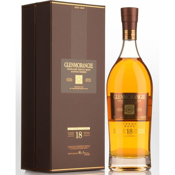 Glenmorangie Extremely Rare 18 Years Old Highland Single Malt Scotch Whisky - Grain & Vine | Natural Wines, Rare Bourbon and Tequila Collection
