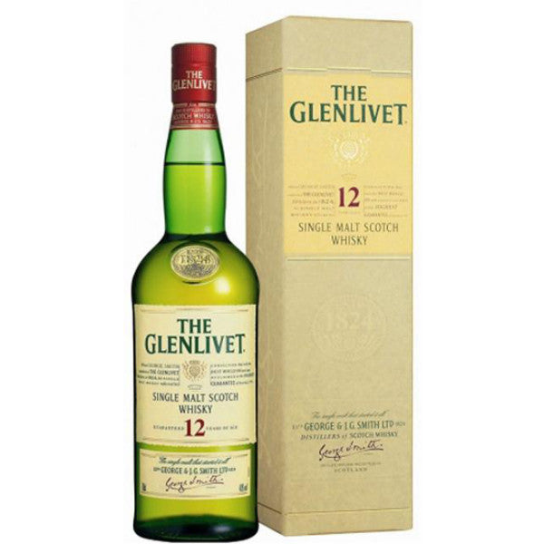 The Glenlivet 12 Years Old Single Malt Scotch Whisky - Grain & Vine | Natural Wines, Rare Bourbon and Tequila Collection