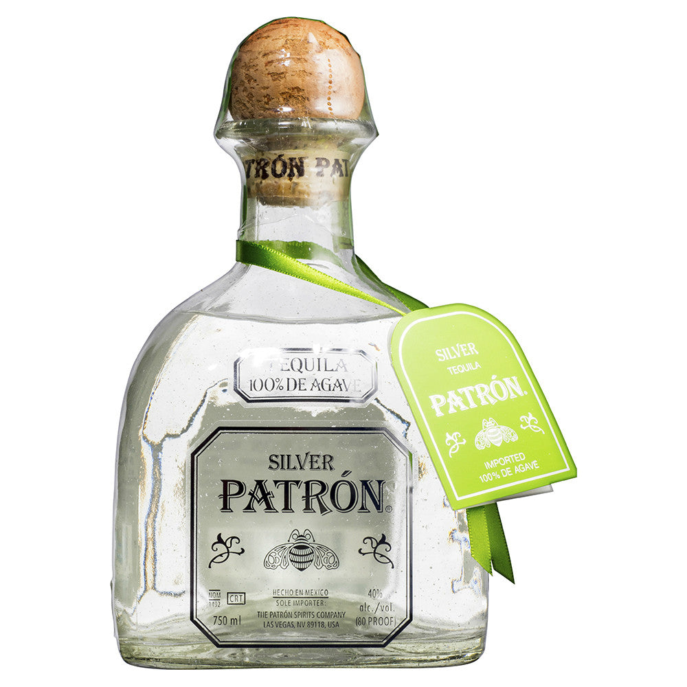 Patron Silver Tequila – Grain & Vine   Natural Wines, Rare Bourbon