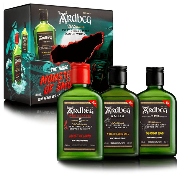 Ardbeg "Monsters Of Smoke" Gift Set - Grain & Vine | Natural Wines, Rare Bourbon and Tequila Collection