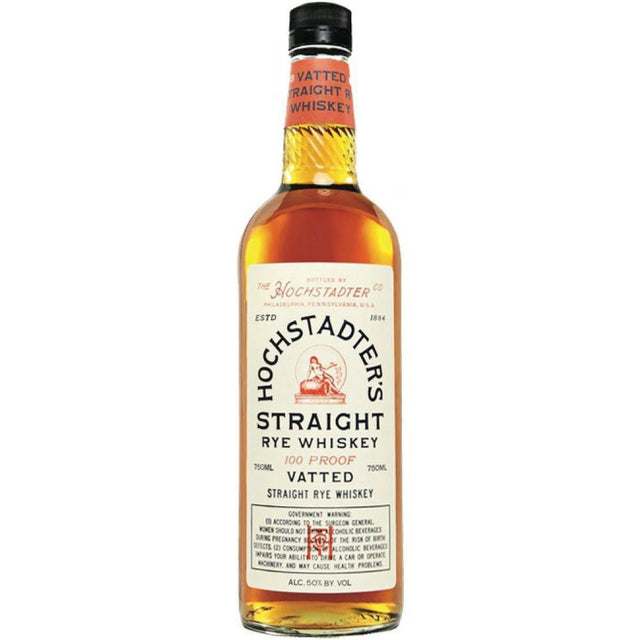 Hochstadter's Vatted Straight Rye Whiskey - Grain & Vine | Natural Wines, Rare Bourbon and Tequila Collection