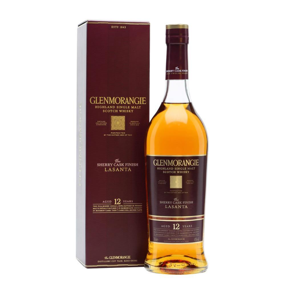 Glenmorangie The Lasanta 12 Years Old Highland Single Malt Scotch Wishky - Grain & Vine | Natural Wines, Rare Bourbon and Tequila Collection