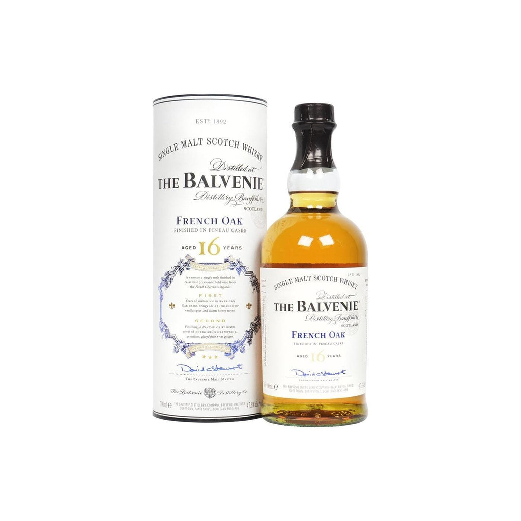 The Balvenie 16 Years French Oak Finished in Pineau Casks Single Malt Scotch Whisky - Grain & Vine | Natural Wines, Rare Bourbon and Tequila Collection