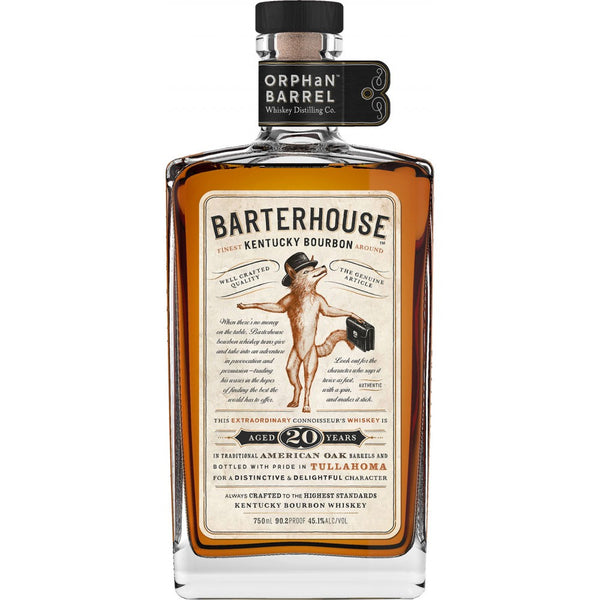 Orphan Barrel Barterhouse Kentucky Bourbon Aged 20 Years - Grain & Vine | Natural Wines, Rare Bourbon and Tequila Collection