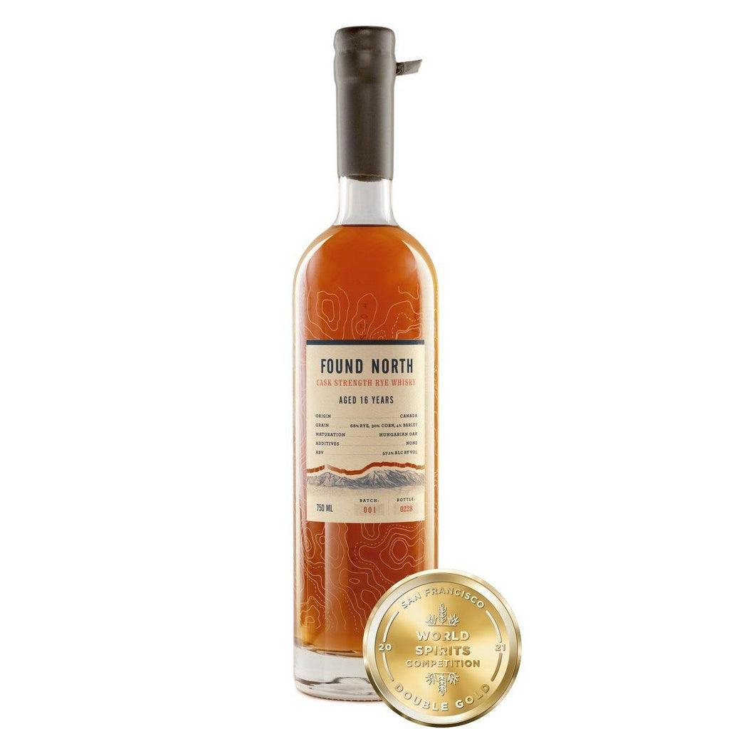 Found North 16 Years Old Cask Strength Rye Whisky Batch 001 - Grain & Vine | Natural Wines, Rare Bourbon and Tequila Collection