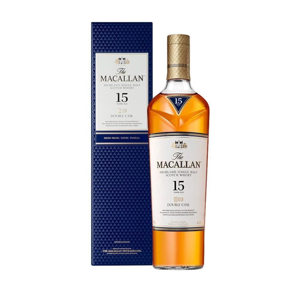 The Macallan 15 Years Old Double Cask Highland Single Malt Scotch Whisky - Grain & Vine | Natural Wines, Rare Bourbon and Tequila Collection