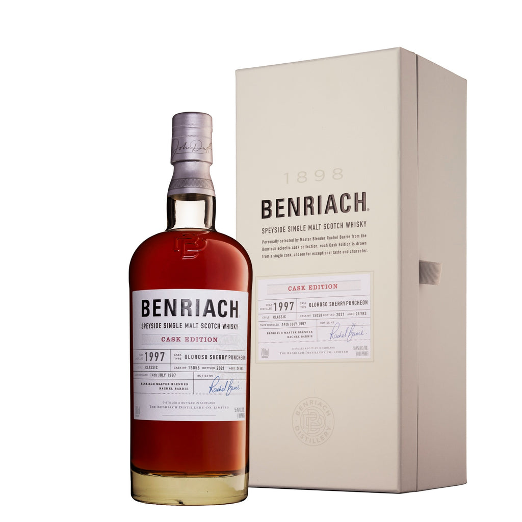Benriach 1997 Cask Edition Speyside Single Malt Scotch Whisky - Grain & Vine | Natural Wines, Rare Bourbon and Tequila Collection