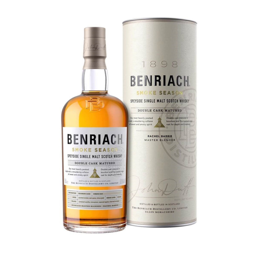Benriach Smoke Season Double Cask Matured Speyside Single Malt Scotch Whisky - Grain & Vine | Natural Wines, Rare Bourbon and Tequila Collection