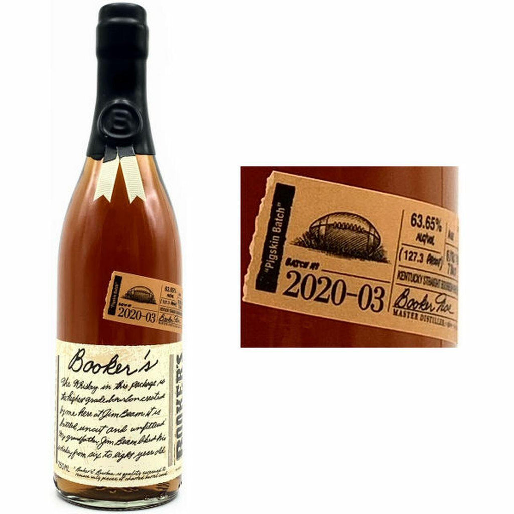 Booker's "Pigskin Batch" Kentucky Straight Bourbon Whiskey - Grain & Vine | Natural Wines, Rare Bourbon and Tequila Collection