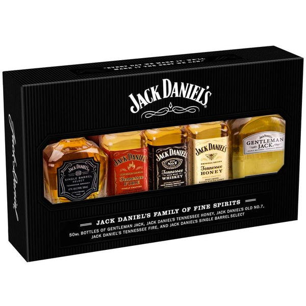 Jack Daniel's Family of Fine Spirits Gift Set - Grain & Vine | Natural Wines, Rare Bourbon and Tequila Collection