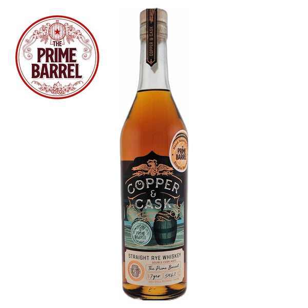 Copper & Cask 7 Years Old "The Prime Barrel" Single Barrel Straight Rye Whiskey The Prime Barrel Pick #68