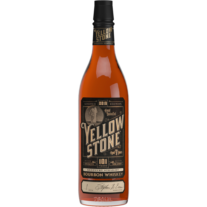Yellowstone Aged 7 Years Kentucky Straight Bourbon Whiskey 2016 Limited Edition - Grain & Vine | Natural Wines, Rare Bourbon and Tequila Collection