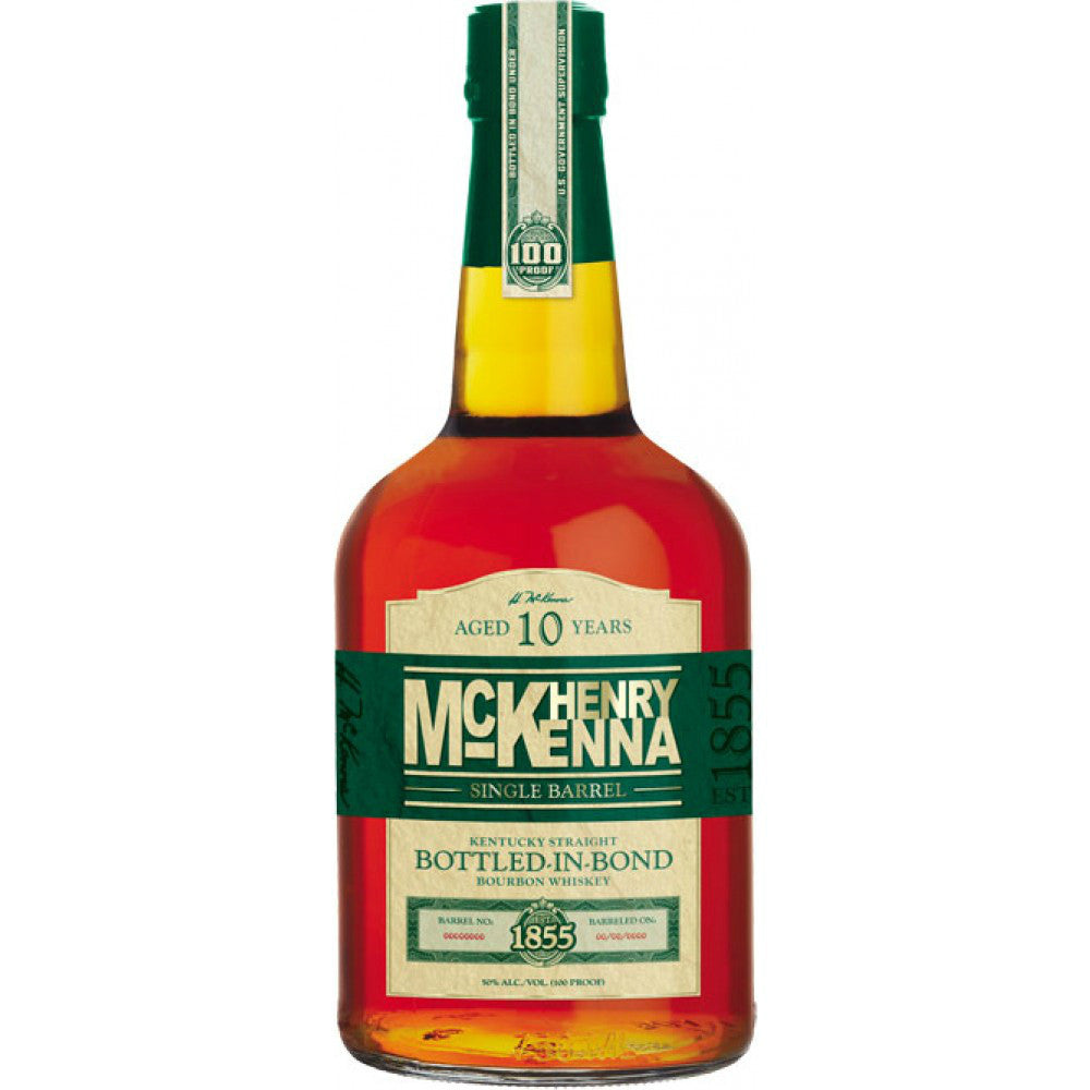 Henry Mckenna 10 Years Old Single Barrel Kentucky Straight Bourbon Whiskey - Grain & Vine | Natural Wines, Rare Bourbon and Tequila Collection