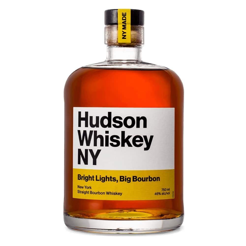 Hudson Whiskey NY "Bright Lights Big Bourbon" Straight Bourbon Whiskey - Grain & Vine | Natural Wines, Rare Bourbon and Tequila Collection