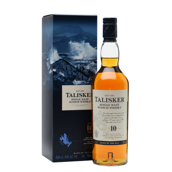 Talisker 10 Years Single Malt Scotch Whisky - Grain & Vine | Natural Wines, Rare Bourbon and Tequila Collection