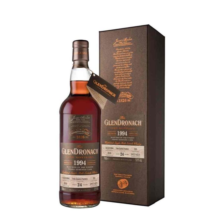 The GlenDronach 25 Years Cask Bottling Distilled 1994 Highland Single Malt Scotch Whisky - Grain & Vine | Natural Wines, Rare Bourbon and Tequila Collection