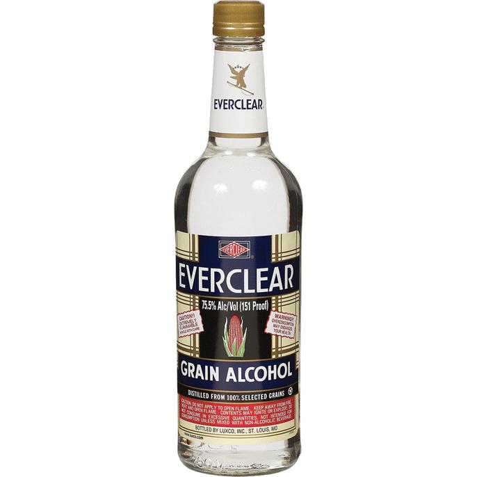 Everclear Grain Alcohol - Grain & Vine | Natural Wines, Rare Bourbon and Tequila Collection