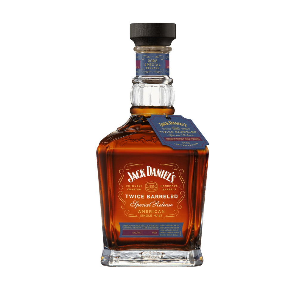 Jack Daniel's Twice Barreled Special Release American Single Malt Whiskey Oloroso Sherry Cask Finish - Grain & Vine | Natural Wines, Rare Bourbon and Tequila Collection
