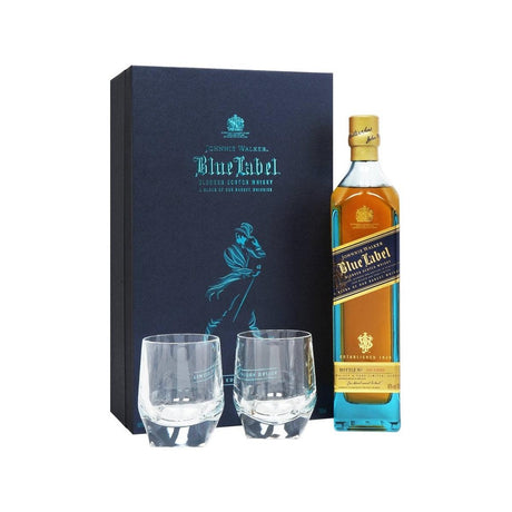 Johnnie Walker Blue Label Scotch Whisky Gift Set - Grain & Vine | Natural Wines, Rare Bourbon and Tequila Collection