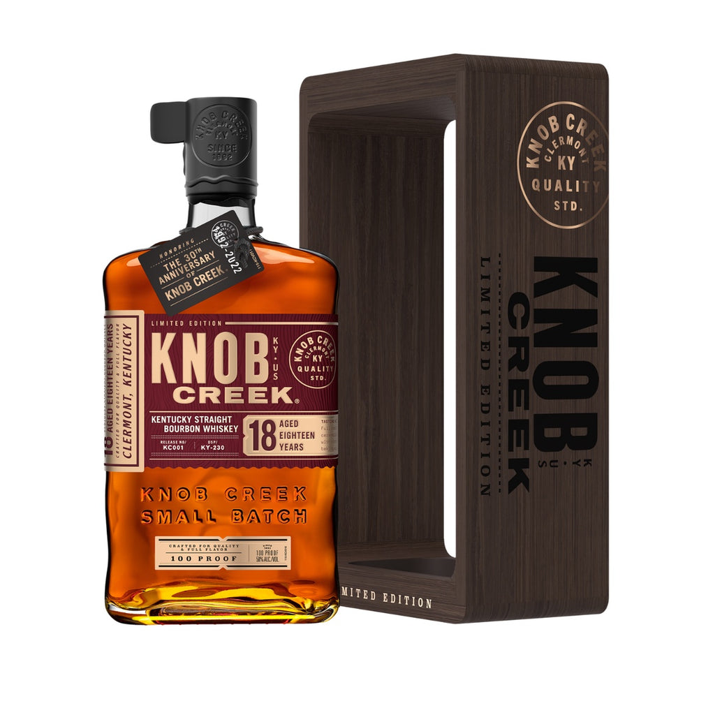 Knob Creek 18 Years Kentucky Straight Bourbon Whiskey - Grain & Vine | Natural Wines, Rare Bourbon and Tequila Collection