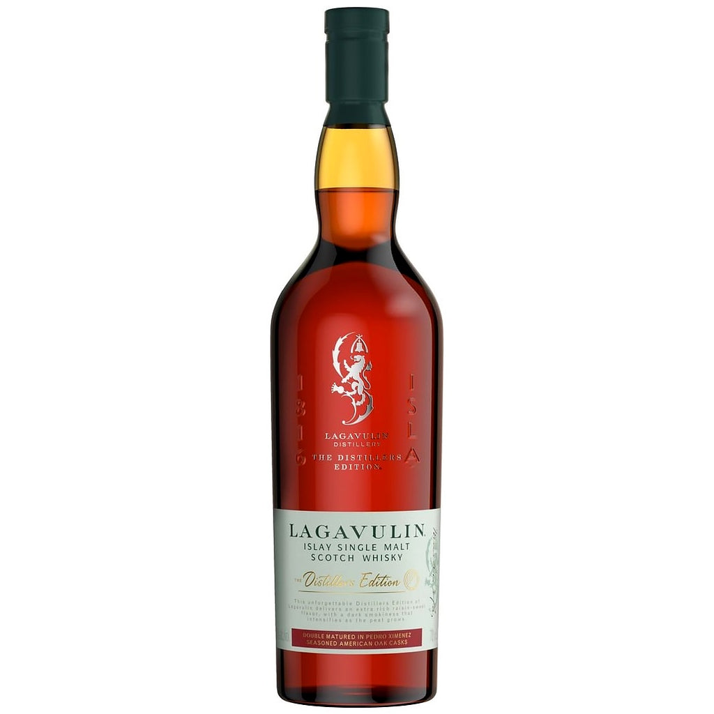 Lagavulin Distillers Edition Double Matured Single Malt Islay Scotch Whisky - Grain & Vine | Natural Wines, Rare Bourbon and Tequila Collection