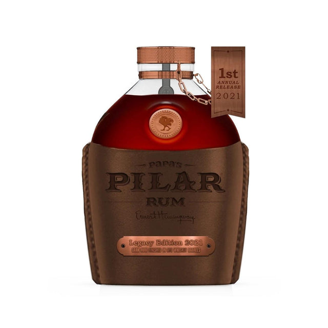 Papas Pilar Legacy Edition 2021 Dark Rum Finish in Rye Whiskey Barrels - Grain & Vine | Natural Wines, Rare Bourbon and Tequila Collection