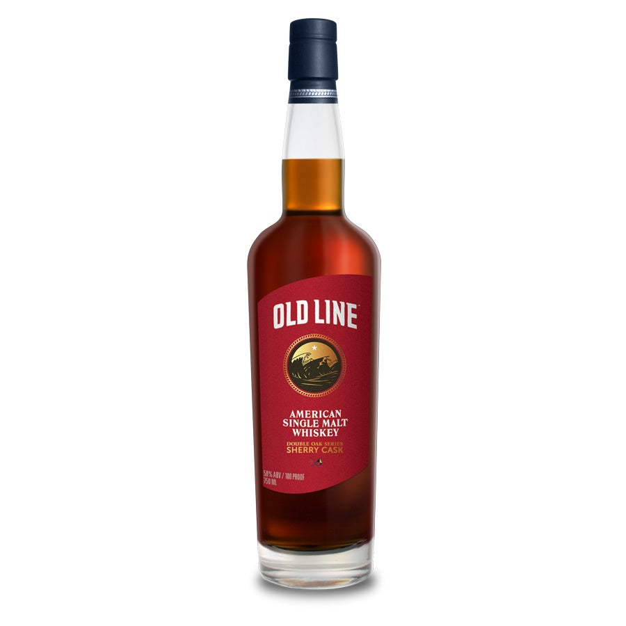 Old Line Double Oak Series Sherry Cask American Single Malt Whiskey - Grain & Vine | Natural Wines, Rare Bourbon and Tequila Collection