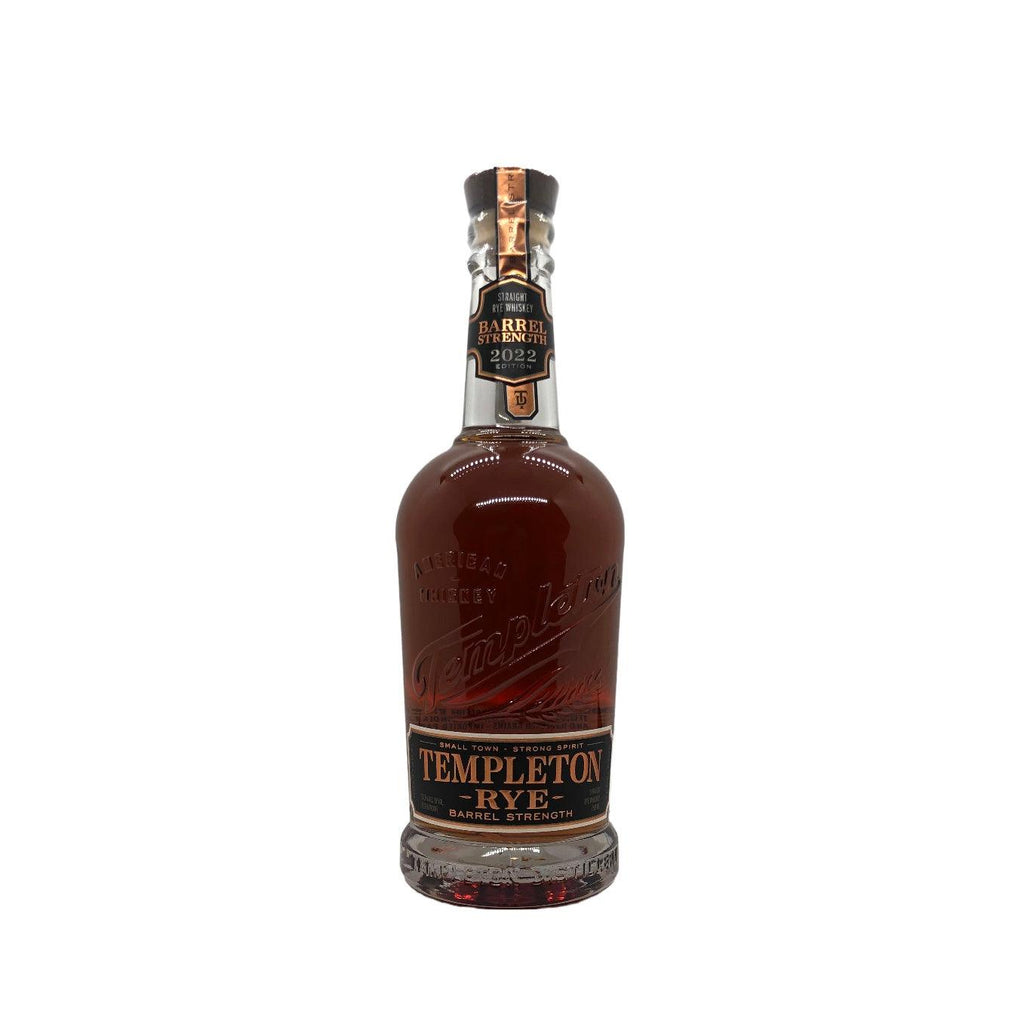 Templeton Barrel Strength Straight Rye Whiskey 2022 Edition - Grain & Vine | Natural Wines, Rare Bourbon and Tequila Collection