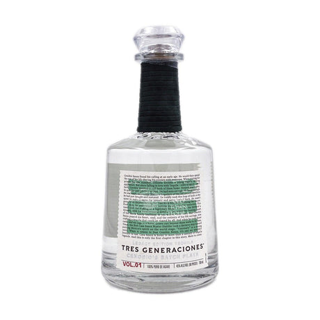 Tres Generaciones Legacy Edition Vol 1 Cenobio's Plata Tequila - Grain & Vine | Natural Wines, Rare Bourbon and Tequila Collection